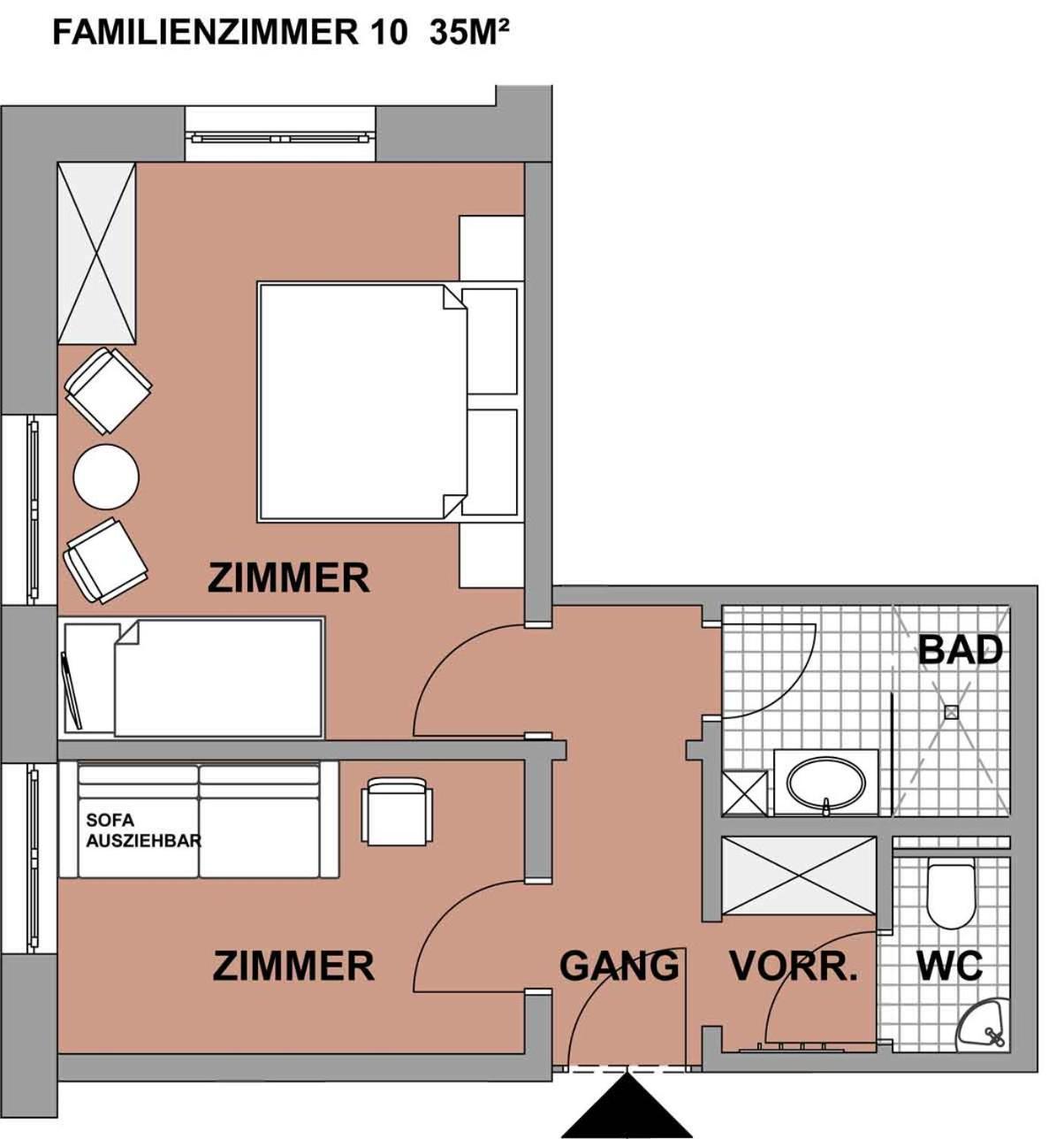 Valbella Bed & Breakfast 帕尔特嫩 客房 照片